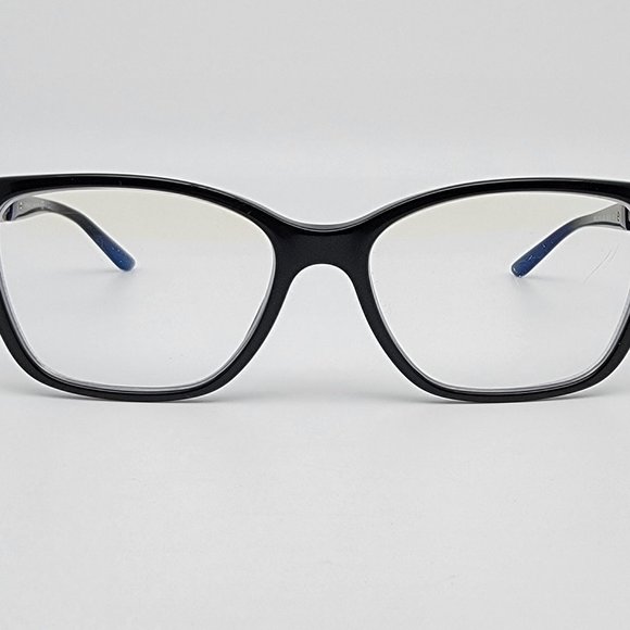 *SOLD* Versace Mod. 3192-B GB1 Gloss Black Gold Rhinestone Eyeglasses Frame 54mm - Picture 2 of 14